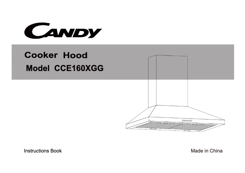 Page n°1 - Manuel utilisateur Candy CCE160XGG