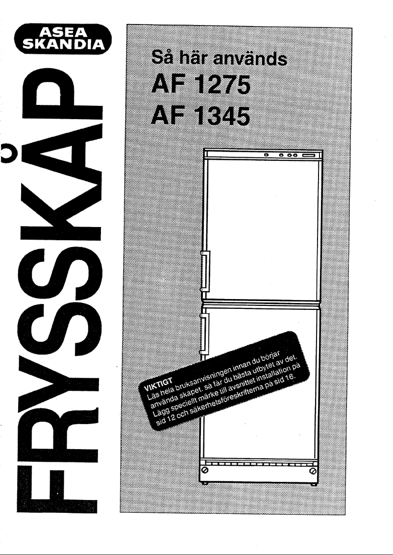 Image de la première page du manuel de l'appareil AF 1275