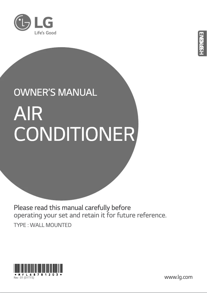 Page 1 of the manual User Manual LG HSN12IPM