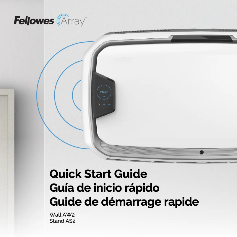 Page n°1 - Guide de démarrage rapide Fellowes Array AS2