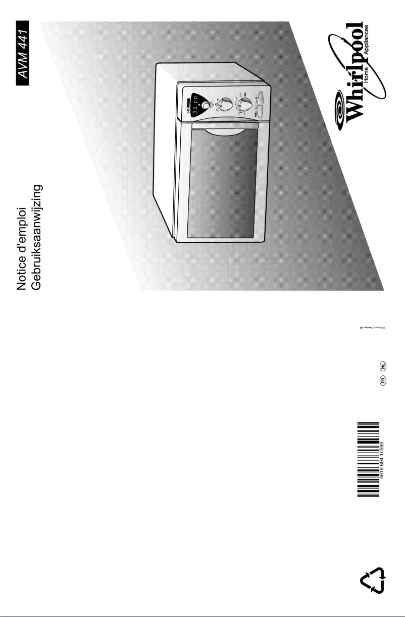 Image de la première page du manuel de l'appareil AVM 441