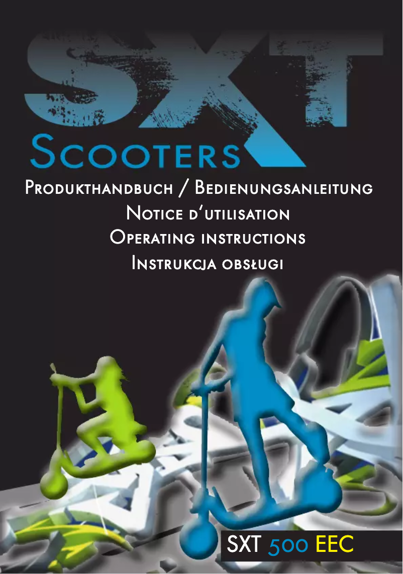 Page 1 de la notice Manuel utilisateur SXT 500 EEC