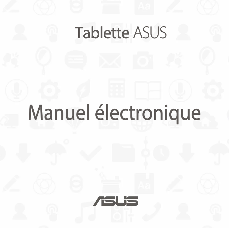 Page 1 de la notice Manuel utilisateur Asus MeMO Pad 7 ME176CE