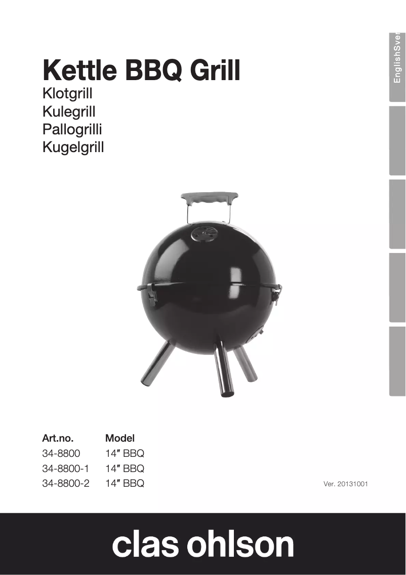 Página 1 del manual Manual de usuario Clas Ohlson 34-8800