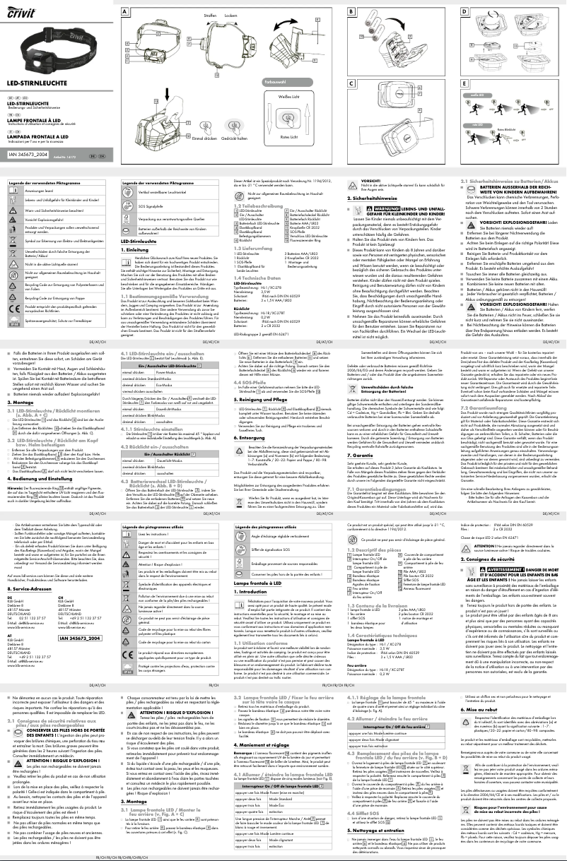 Image de la première page du manuel de l'appareil IAN 345673