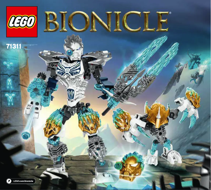 Page 1 de la notice Manuel utilisateur Lego Bionicle 71311