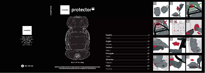 Image de la première page du manuel de l'appareil Protector Fix