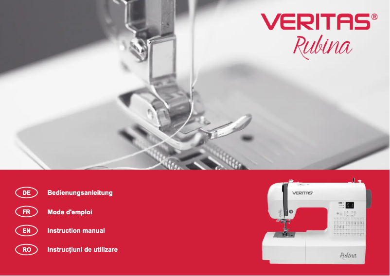 Image de la première page du manuel de l'appareil Rubina