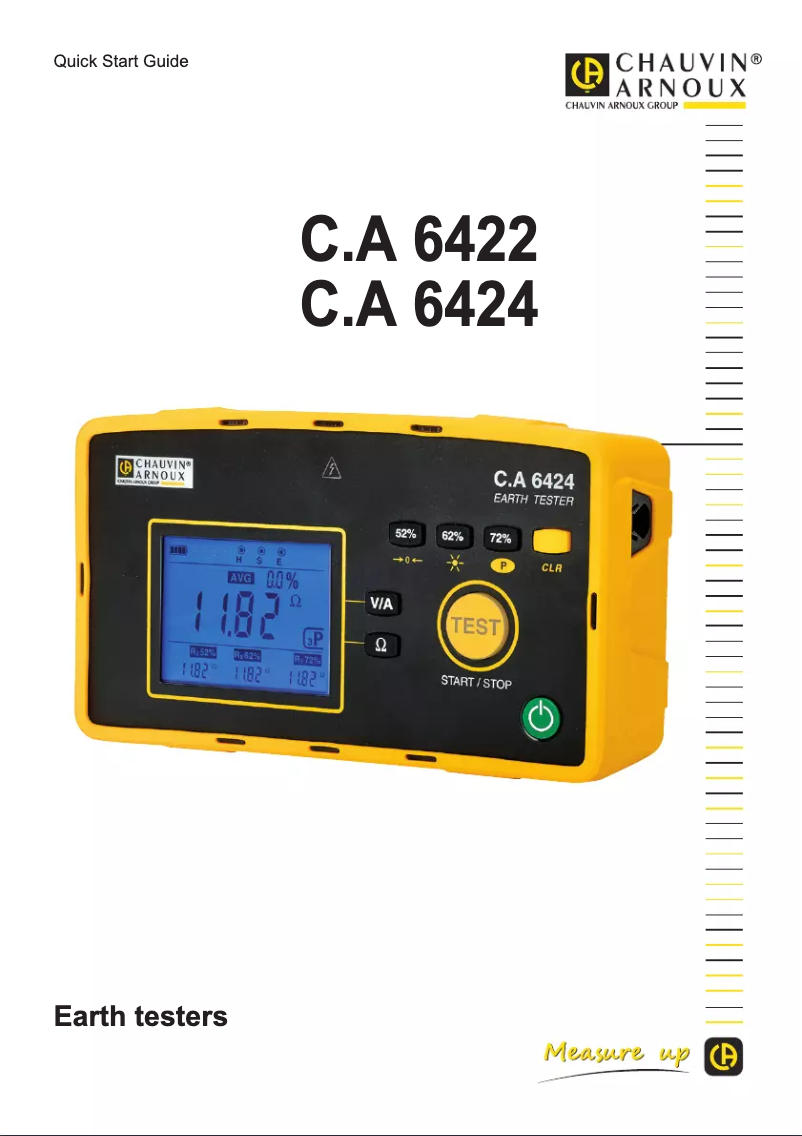 First page image of the manual for C.A 6424