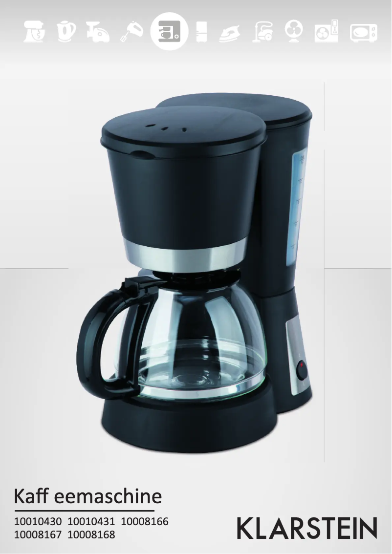 Page n°1 - Manuel utilisateur Klarstein 10010430