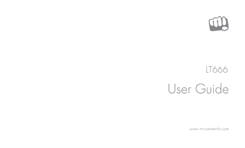 Página 1 del manual Manual de usuario Micromax LT666 Canvas