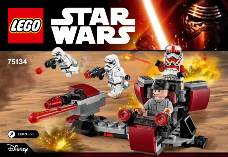 Page 1 de la notice Manuel utilisateur Lego Star Wars 75134