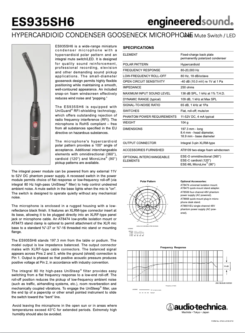 Image de la première page du manuel de l'appareil ES935SH6