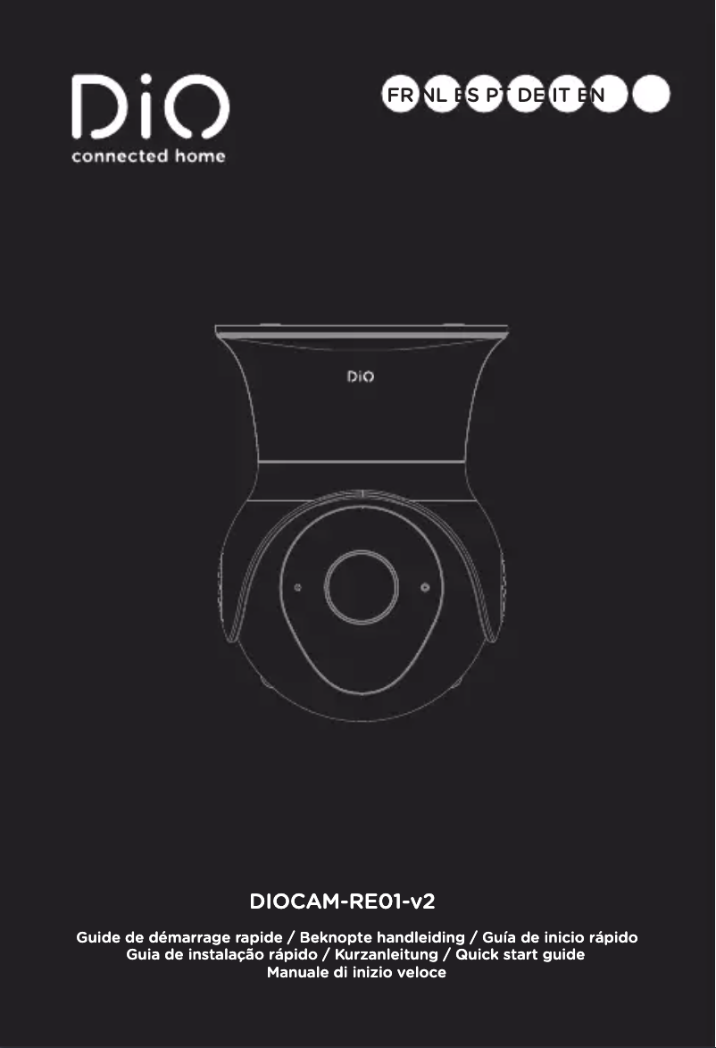 Image de la première page du manuel de l'appareil DIOCAM-RE01