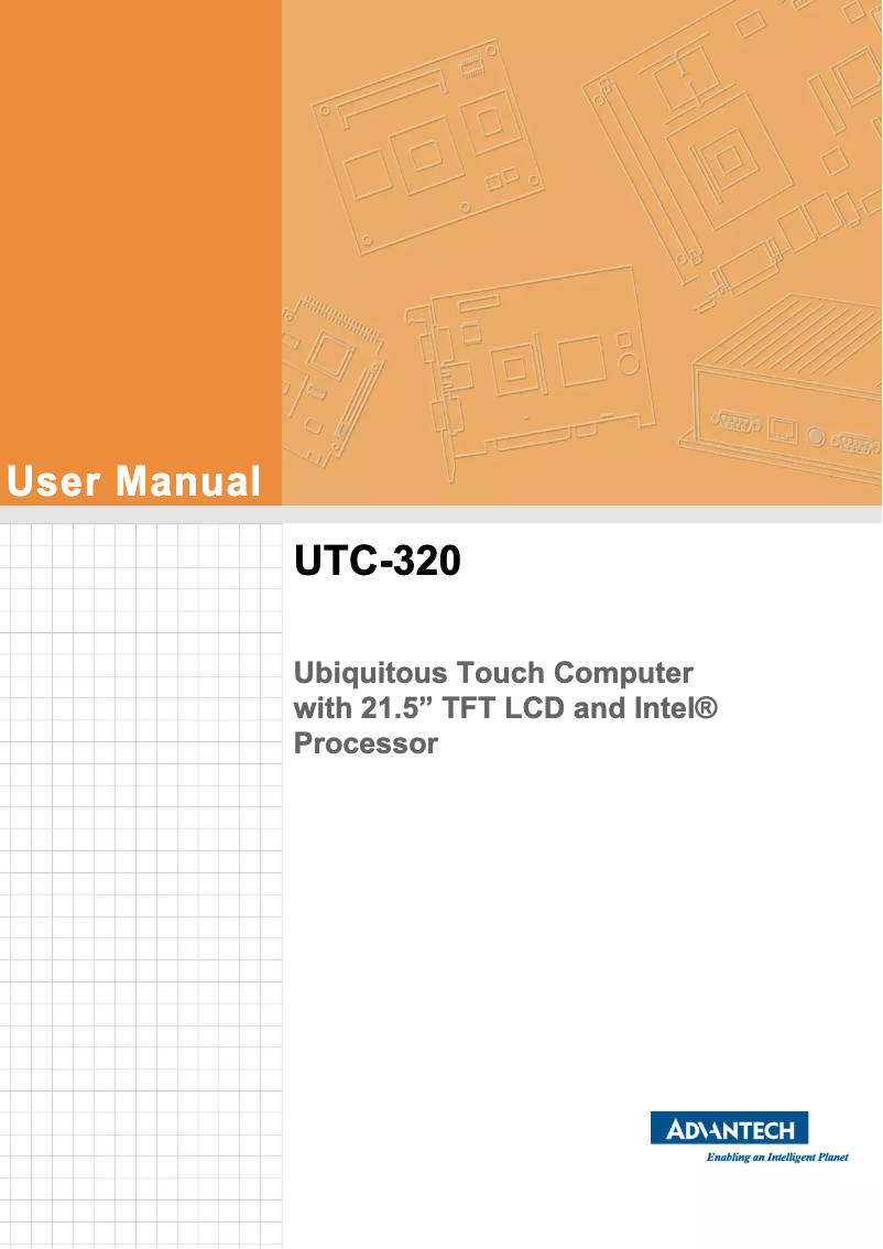 Page n°1 - Manuel utilisateur Advantech UTC-320
