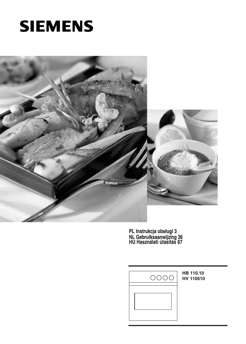 Page n°1 - Manuel utilisateur Siemens HV110510