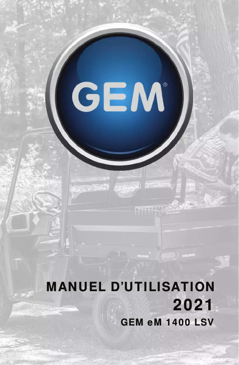 Page 1 de la notice Manuel utilisateur GEM eM1400 LSV (2021)