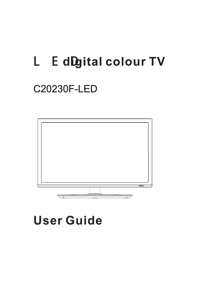 Page 1 de la notice Manuel utilisateur Cello C20230F