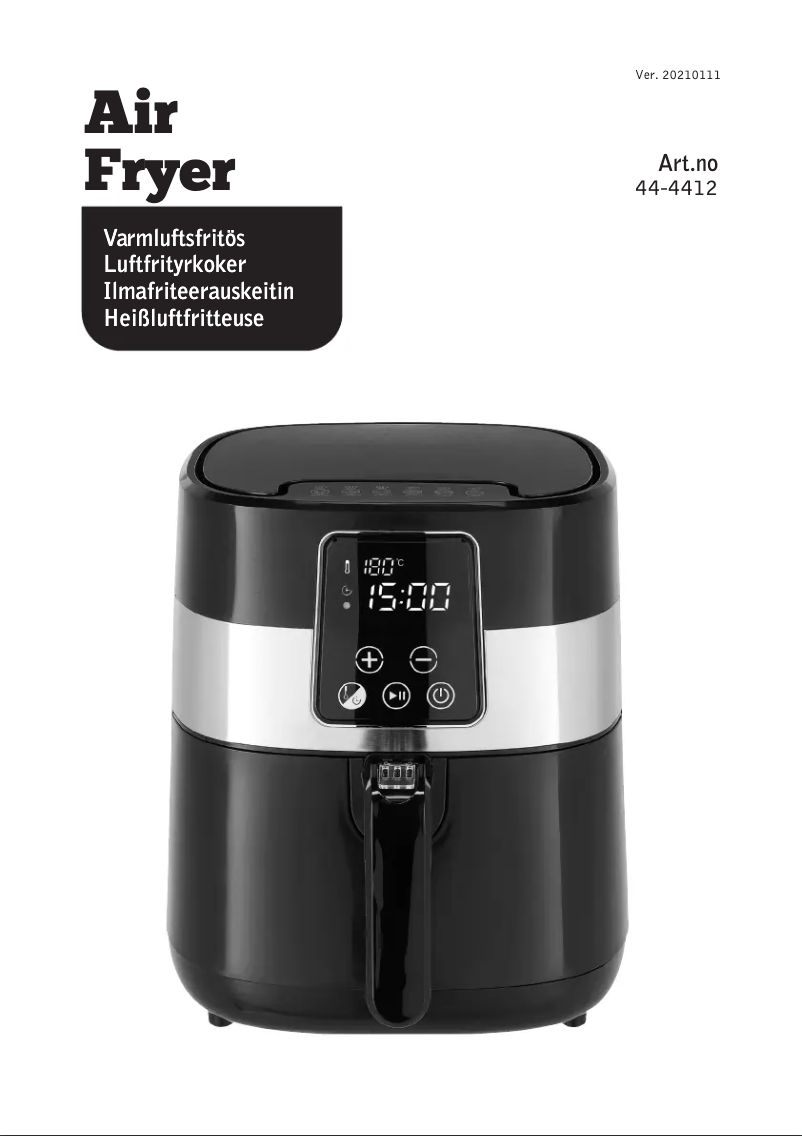 Page 1 de la notice Manuel utilisateur Clas Ohlson 44-4412