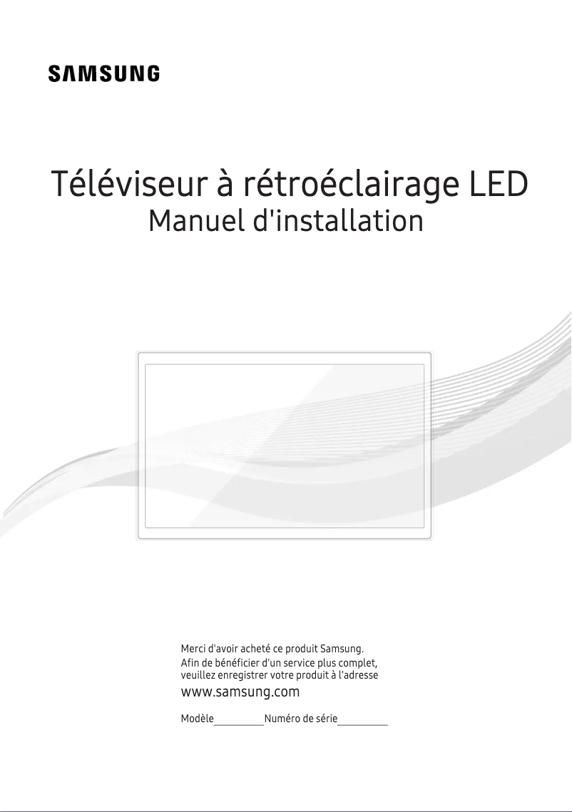 Image de la première page du manuel de l'appareil HG49EE590HK