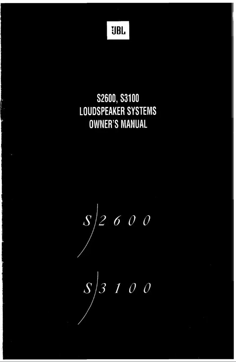 Image de la première page du manuel de l'appareil S2600