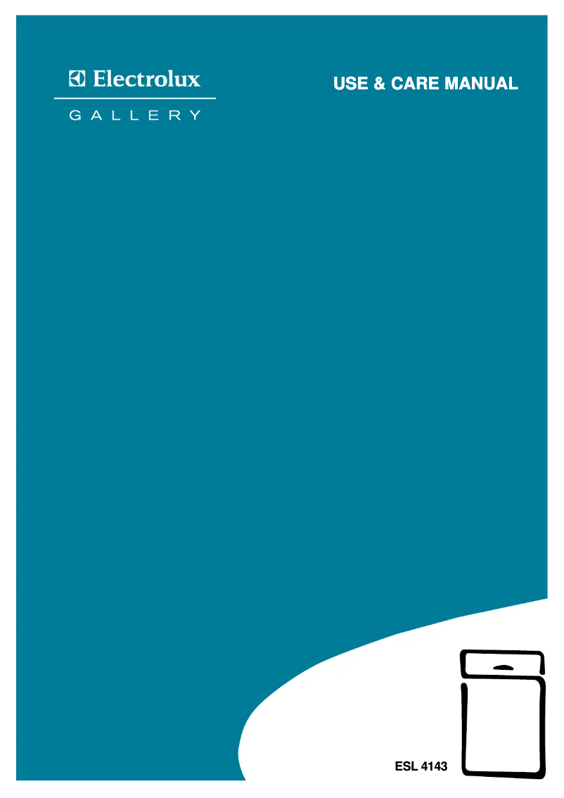 Page 1 de la notice Manuel utilisateur Electrolux ESL4143