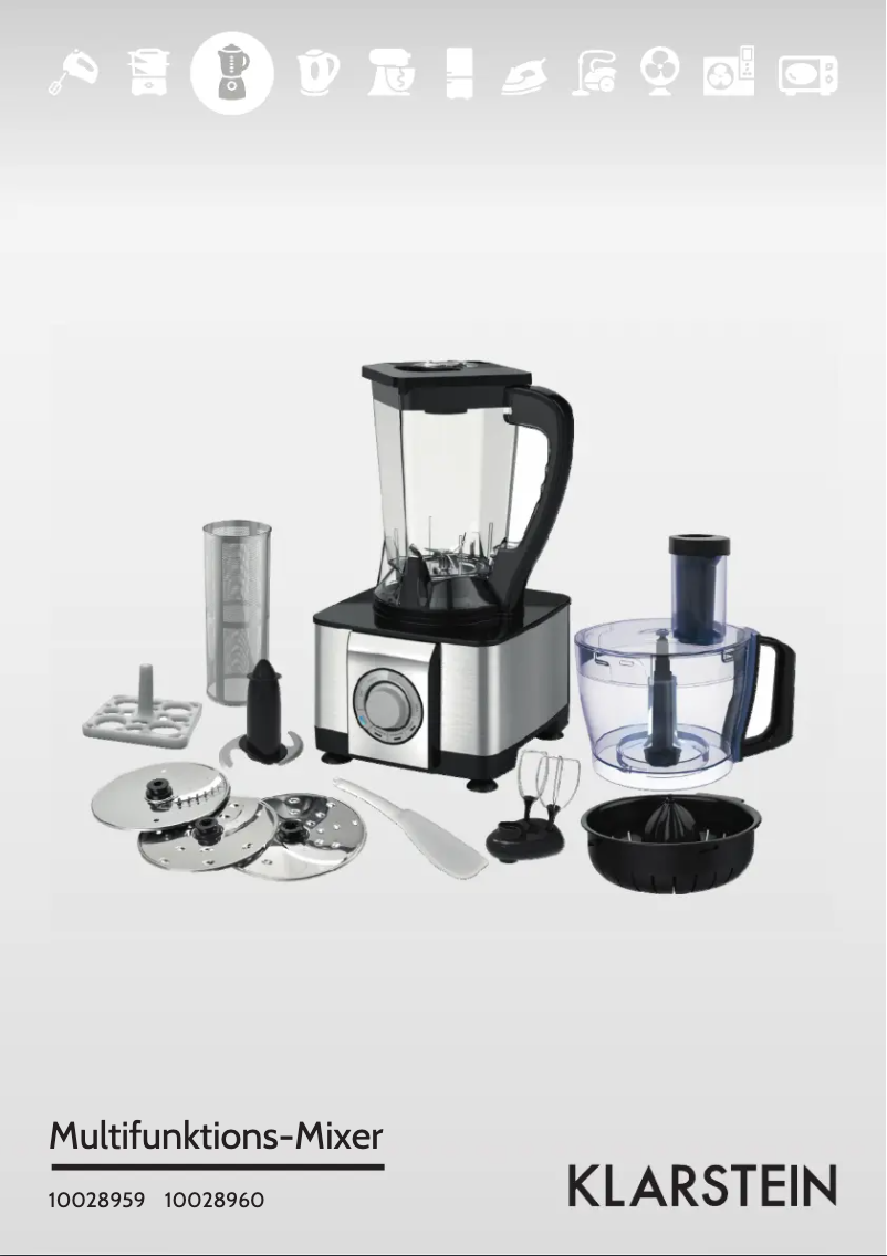 Page n°1 - Manuel utilisateur Klarstein 10028960