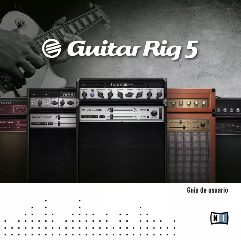 Image de la première page du manuel de l'appareil Guitar Rig 5