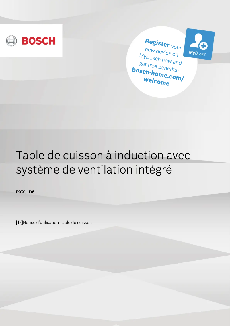 Image de la première page du manuel de l'appareil PXX895D66E