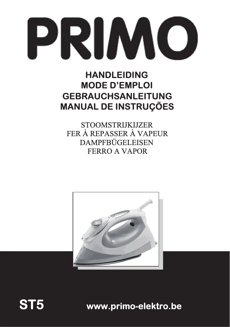 Page n°1 - Manuel utilisateur Primo ST5