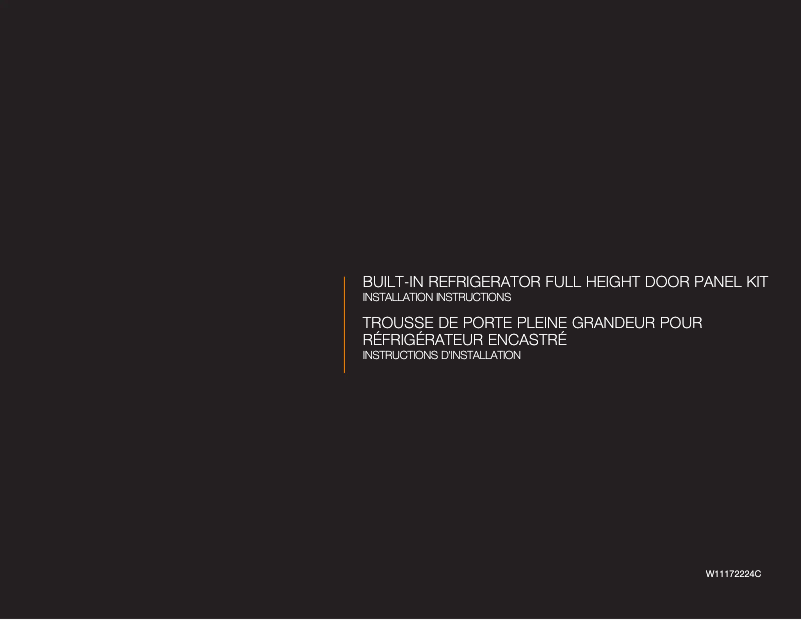 Page n°1 - Guide d'installation JennAir JBBFR36NHP