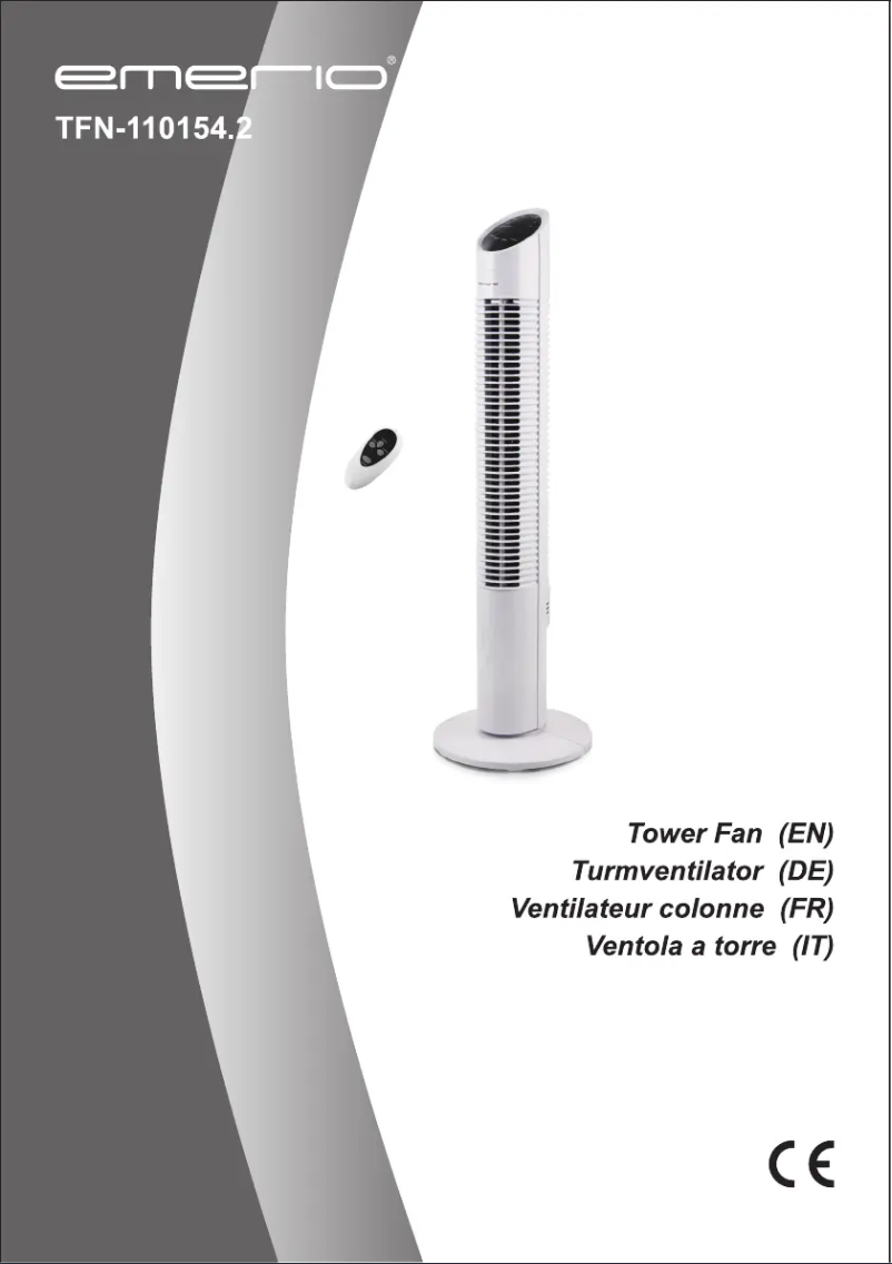 Page 1 de la notice Manuel utilisateur Emerio TFN-110154.2