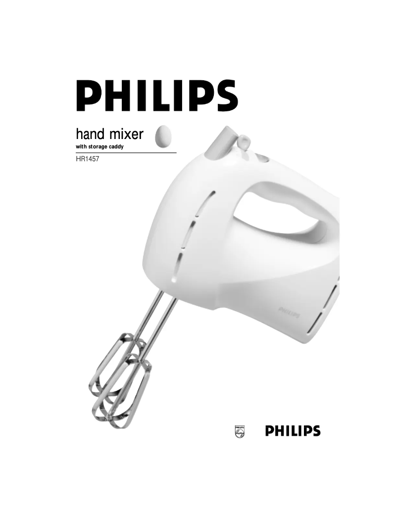 Image de la première page du manuel de l'appareil Daily Collection HR1457