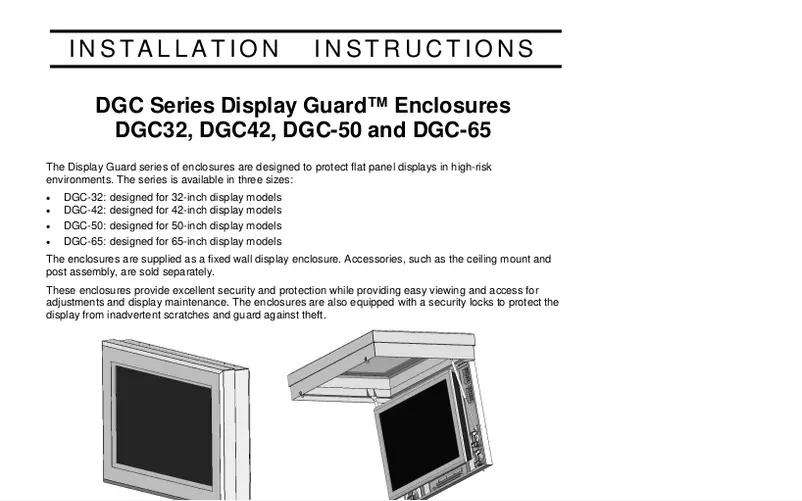 Page n°1 - Manuel utilisateur Chief DGC65S