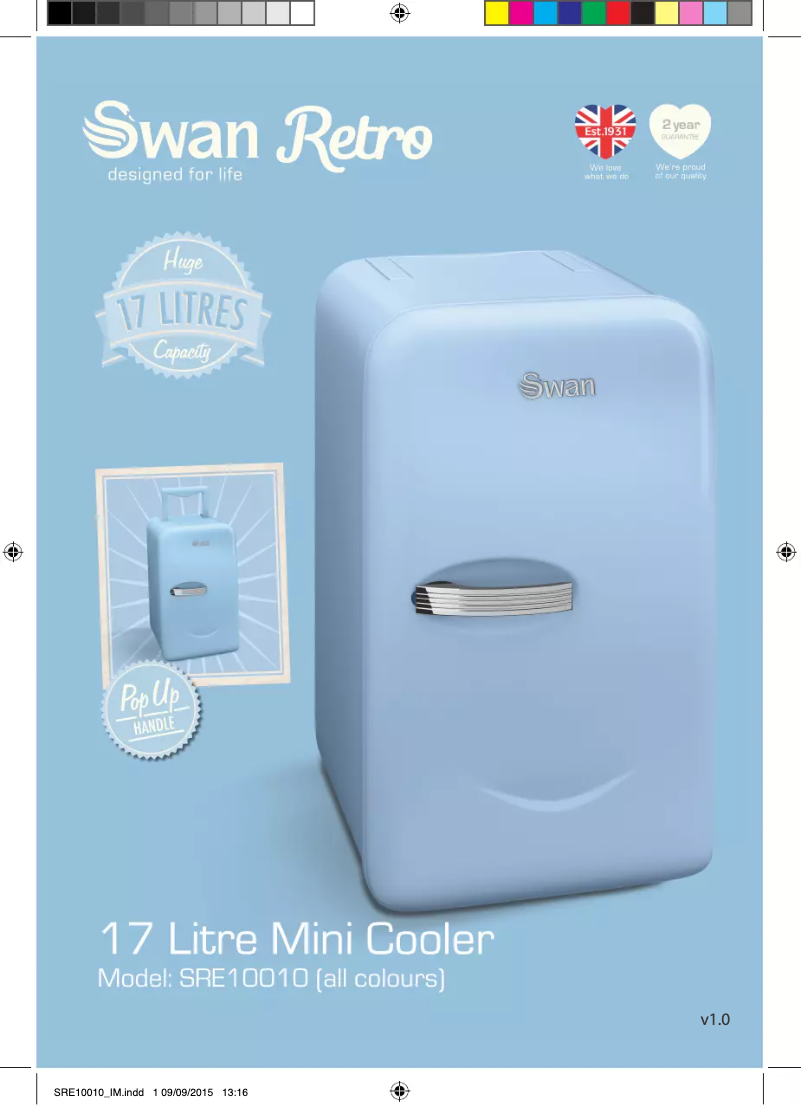 Image de la première page du manuel de l'appareil Retro SRE10010