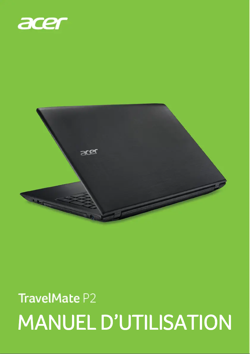 Page n°1 - Manuel utilisateur Acer TravelMate TX50-G1