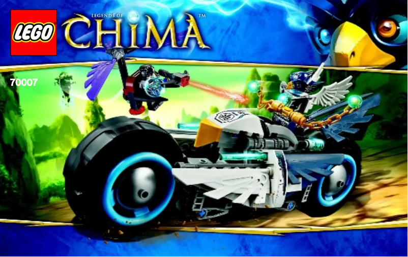 Page 1 de la notice Manuel utilisateur Lego Chima 70007
