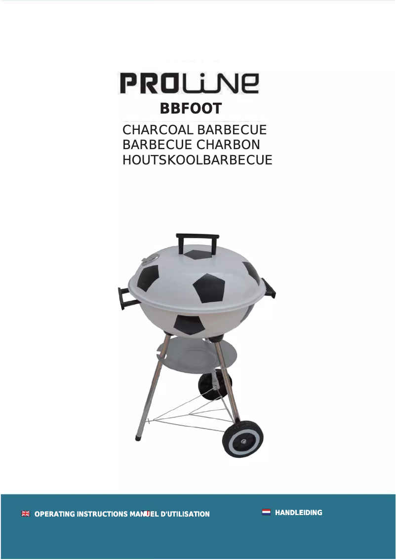 Page 1 de la notice Manuel utilisateur Proline BBFOOT