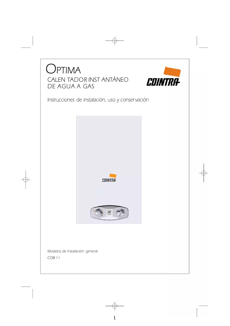 Image de la première page du manuel de l'appareil Optima 11 D