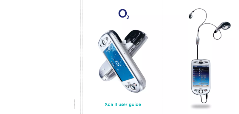 Image de la première page du manuel de l'appareil XDA II