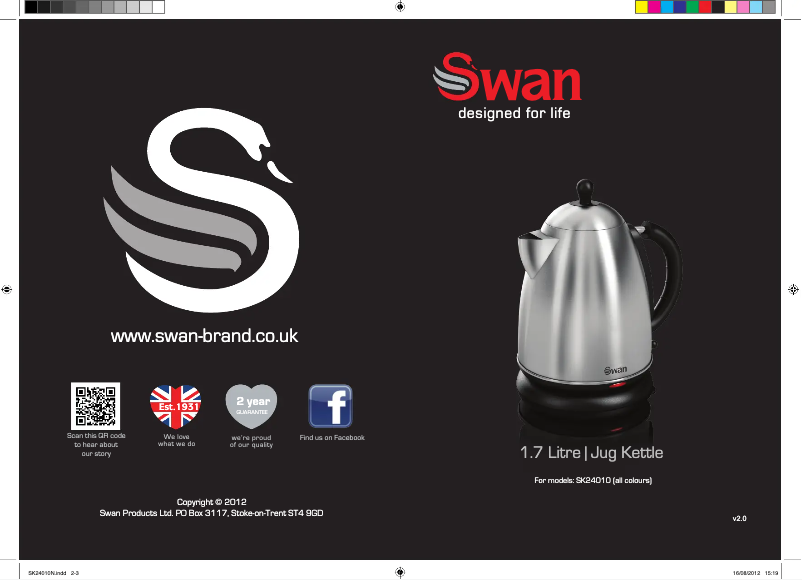 Page 1 de la notice Manuel utilisateur Swan SK24010TELN