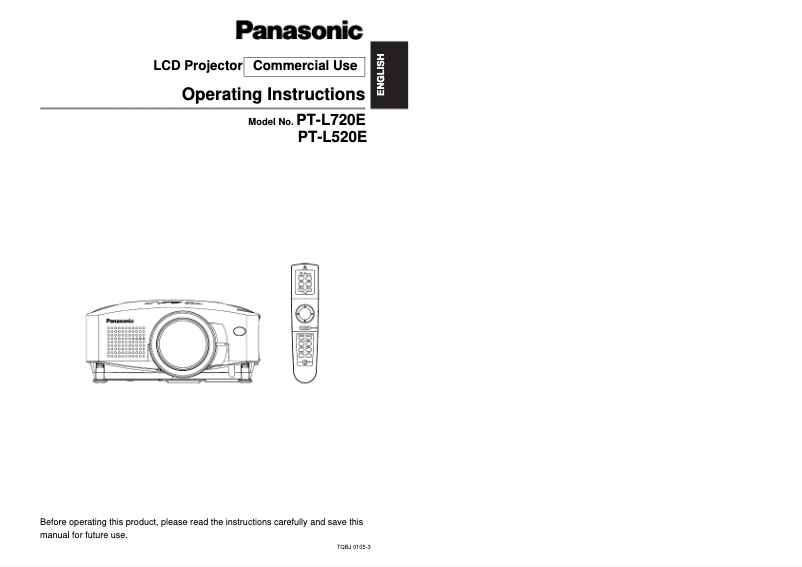 Imagen de la primera página del manual del dispositivo PT-L720E