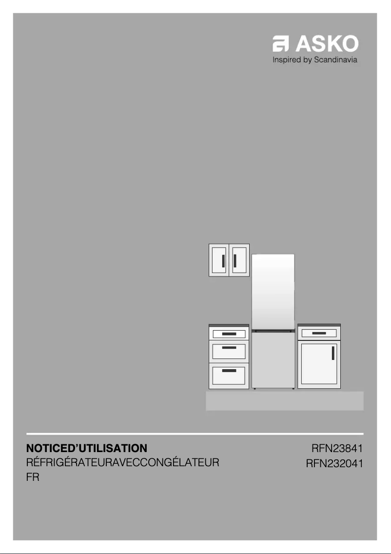 Page 1 de la notice Manuel utilisateur Asko RFN23841S