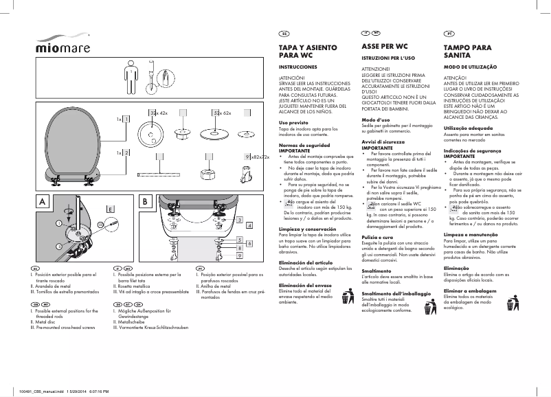 Image de la première page du manuel de l'appareil IAN 100491