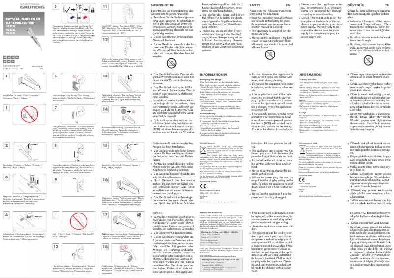 Page n°1 - Manuel utilisateur Grundig HS 5735