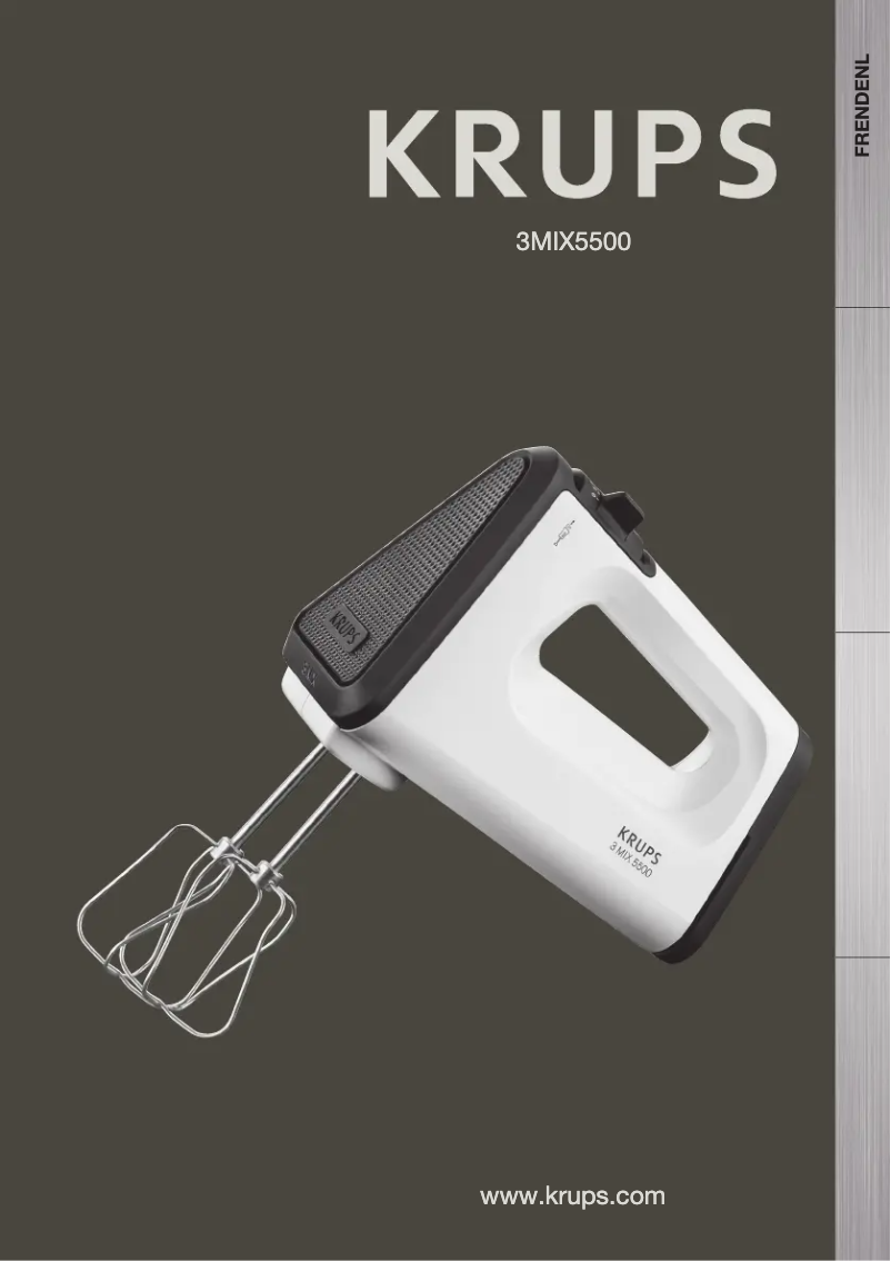 Image de la première page du manuel de l'appareil 3 Mix 5500