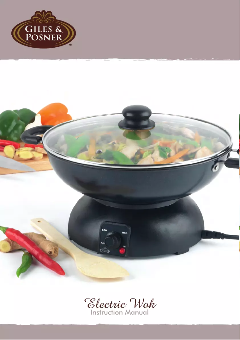 Page 1 de la notice Manuel utilisateur Giles & Posner EK1472