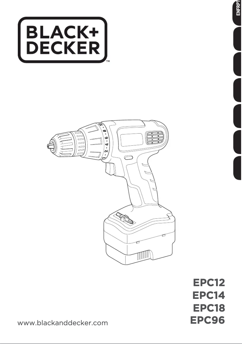 Page n°1 - Manuel utilisateur Black & Decker EPC14