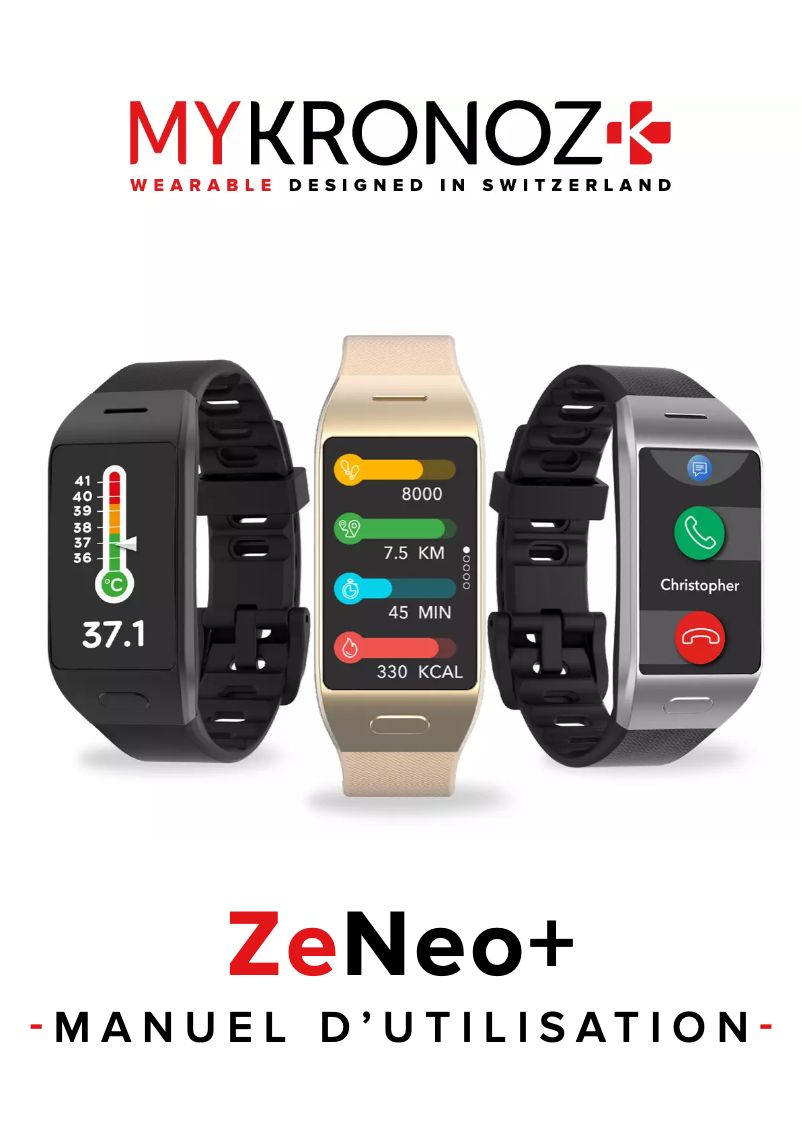 Image de la première page du manuel de l'appareil ZeNeo+