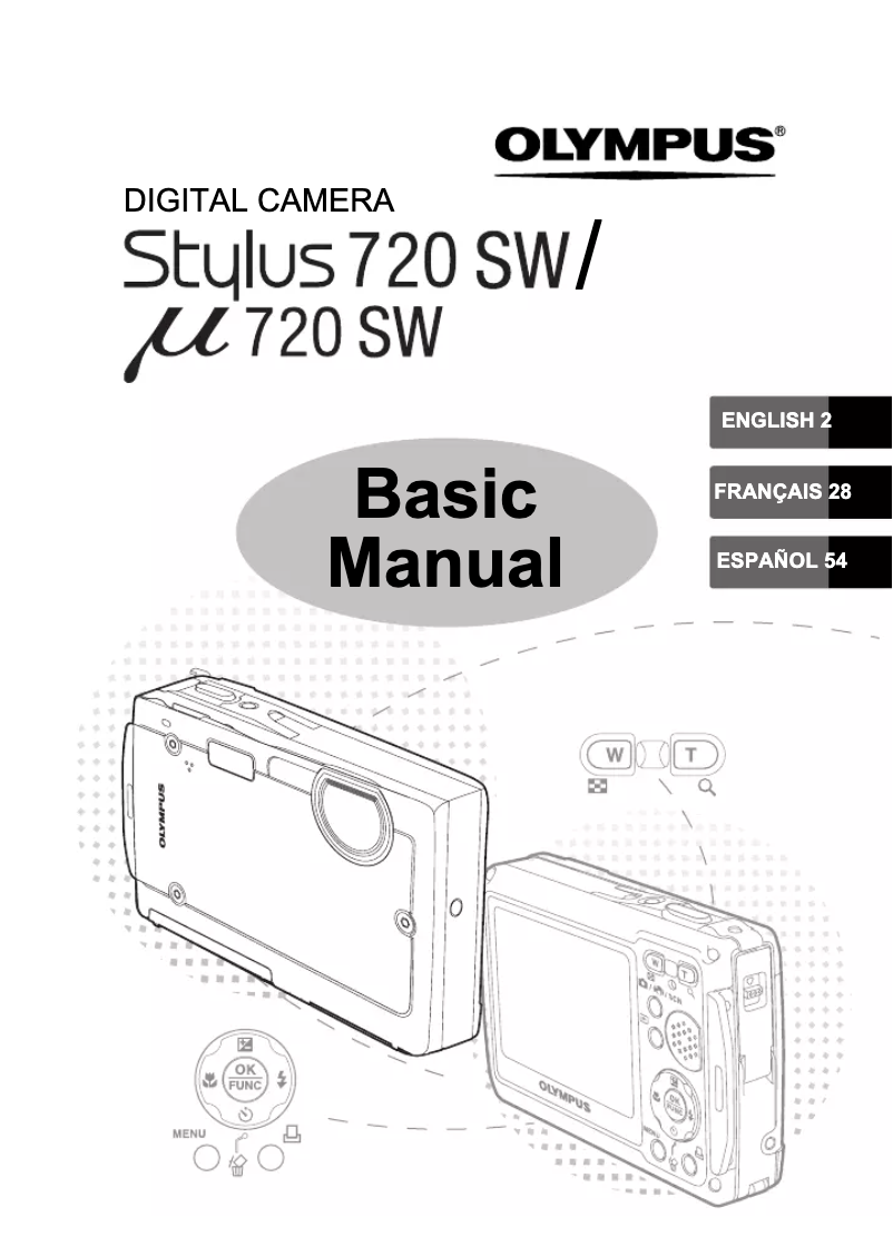 Image de la première page du manuel de l'appareil Stylus 720 SW